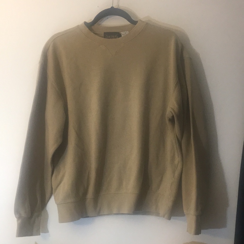 NWOT nude beige crew neck sweater